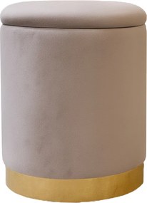 CH Taburetka s úložným priestorom Lena - sivá