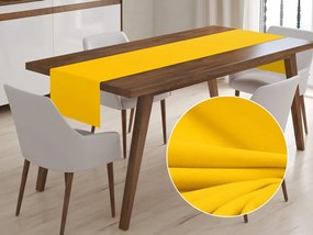 Biante Dekoračný behúň na stôl Rongo RG-029 Sýto žltý 35x120 cm