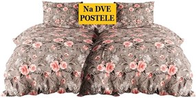 Obliečky Ružičky Bavlna 2x70x90 2x140x200 cm