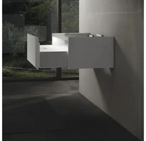 Kúpeľňová skrinka pod umývadlo KEUCO Edition 11 lesklá biela 105 x 35 x 53,5 cm 31351300100