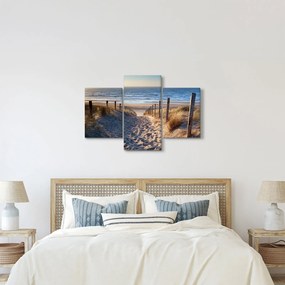 Obraz - Cesta k pláži Severného mora, Holandsko (90x60 cm)