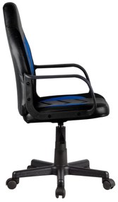 Detská herná stolička GAME čierno-modré