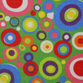 Spoltex, AKCIA: 150x150 cm Detský metrážny koberec Candy 24, šíře, viacfarebná, filc, detská izba