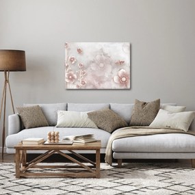 Obraz - Ružové kvety (70x50 cm)