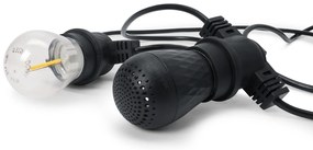 Outdoorová LED svetelná reťaz s 2 Bluetooth® reproduktormi