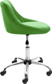 Pracovná stolička Lazio koženka - zelená