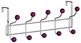 Kovový vešiak na dvere vo vínovo-striebornej farbe 41 cm – Premier Housewares