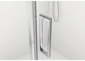 Cerano Porte, 1-krídlový sprchovací kút 100x70 cm, 8mm číre sklo, chrómový profil, CER-CER-413519