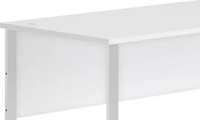 Písací stôl Amanda, biely