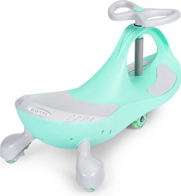 ECOTOYS gravitačné odrážadlo pre deti 3+ LED kolesá zelené