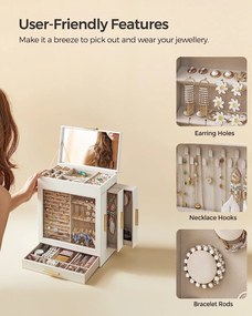 Šperkovnica SONGMICS JBC162W01