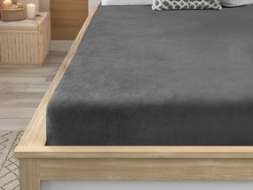 Obliečka mikroplyš SOFT 140x200 cm tmavo sivá