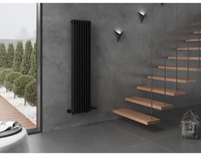 Mexen Denver, vykurovacie teleso 1600 x 378 mm, 1487 W, čierna, W215-1600-378-00-70