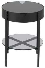 Dizajnový odkladací stolík Adolphus, dymová
