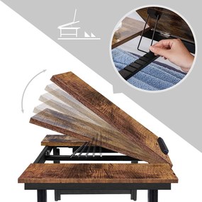 Stojan na notebook Vasagle Inche hnedý