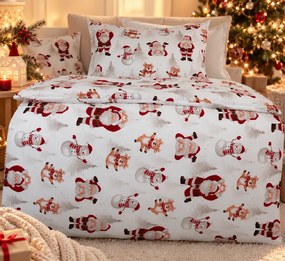 Detské vianočné obliečky do postieľky Santa Claus 90×130/45×65 cm