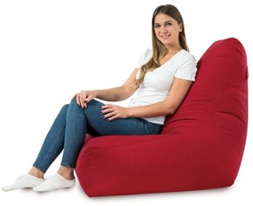 Kreslo Bali plyš červené