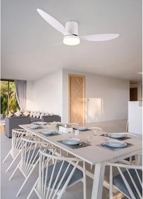 Matne biele LED stropné svietidlo ø 132 cm Göteborg – Reality