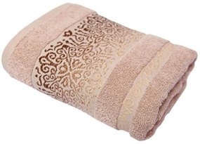 Uterák Arabesca 70x140 latte (500GSM)
