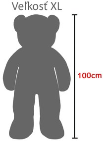 Monzana Veľký plyšový medveď BENY, 100cm, hnedá