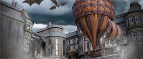Obraz - Surrealistická krajina (120x50 cm)