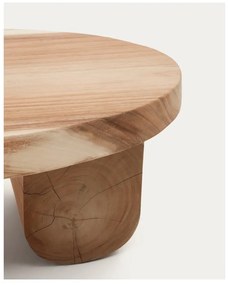 Konferenčný stolík z masívu munggur v prírodnej farbe 60x90 cm Mosi – Kave Home