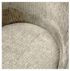 Krémovobiele zamatové jedálenské stoličky v súprave 2 ks Vogue – WOOOD