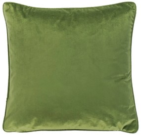 Tmavozelený vankúš Tiseco Home Studio Velvety, 45 x 45 cm