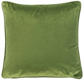 Tmavozelený vankúš Tiseco Home Studio Velvety, 45 x 45 cm