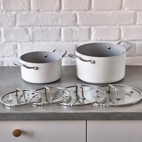 Elmich Nepriľnavý keramický hrniec Vital Ø 18 cm (2.5L) - krémovo biela