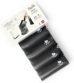 Čierne vrecká na mačaciu podstielku v súprave 4 ks 11x18 cm Biala – Rotho