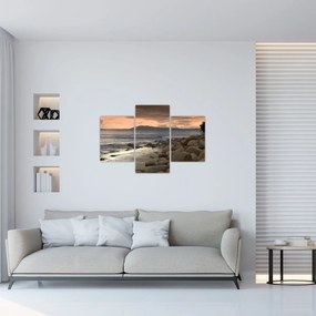 Obraz - More a hory (90x60 cm)