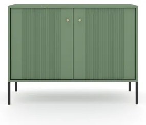 Komoda LUE zelená/čierna