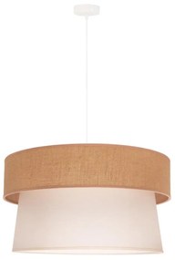 Duolla - Luster na lanku ETNIC 1xE27/40W/230V pr. 45 cm krémová/béžová