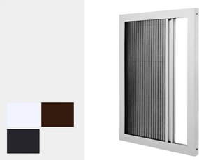 Sieťky na DVERE - PLISÉ jednostranné - bežné farby