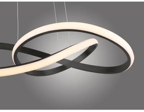 Leuchten Direkt 15402-18-LED Stmievateľný luster na lanku MARIA LED/25W/230V čierna