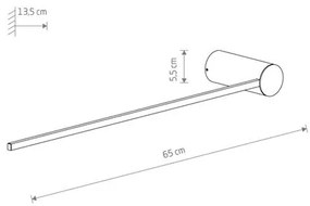 Nástenné svietidlo Nowodvorski ARM LED M 10366