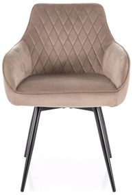 Jedálenská stolička MARLO VELVET béžová