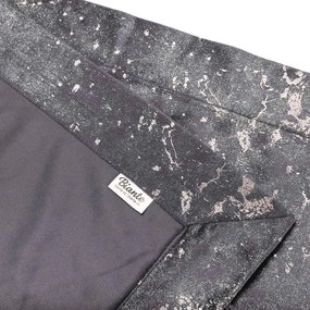 Biante Zamatový prehoz na posteľ Isabela IBL-004 Gold Design tmavo sivý 140x200 cm