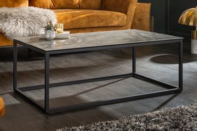 Konferenčný stolík Symbiosis 100cm mramorový vzhľad keramika