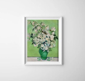 Retro plagát Van Goghove ruže