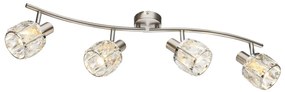 Globo 54356-4 - Bodové svietidlo KRIS 4xE14/40W/230V