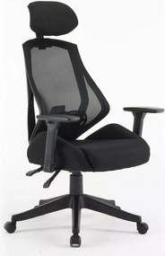 SI Q-406 M otočná stolička čierna