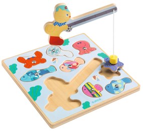 Puzz & Fish – drevená vkladačka a rybárska hra v jednom - Bariolo