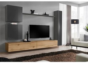 Obývacia stena Switch VIII Grafit/Wotan