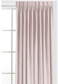 Svetloružový zamatový dimout záves 140x250 cm Velto – Filumi