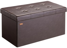 InternetovaZahrada Úložná lavica 80x38x38 cm - hnedá