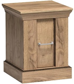 Nočný stolík Antica A-7 kraft zlatá