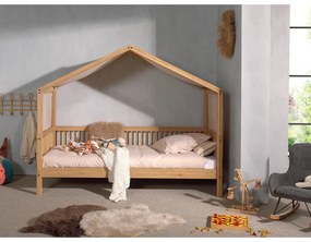 Svetlohnedý bavlnený detský záves k posteli 86x414 cm Forrest – Vipack