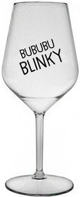 BUBUBUBLINKY - priehľadný nerozbitný pohár na víno 470 ml